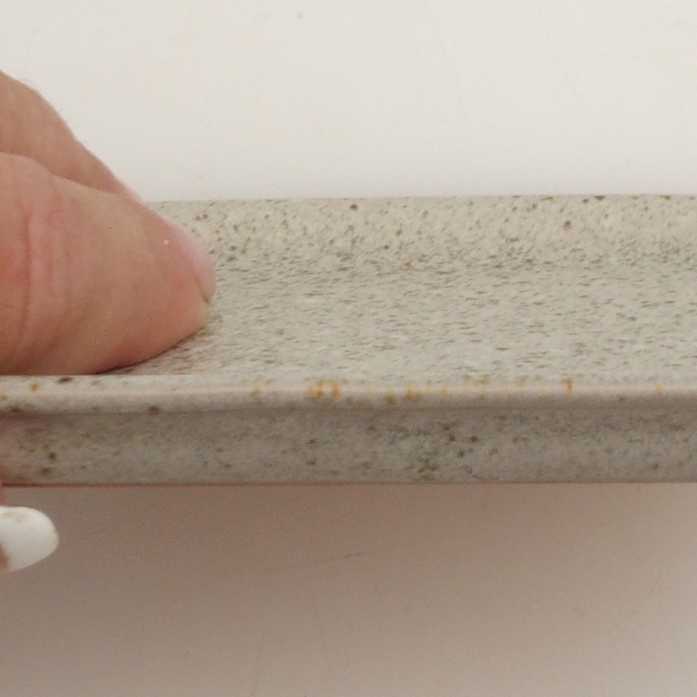 Kerámia csészealj H11 - 11,5 x 9,5 x 1 cm - bézs színű