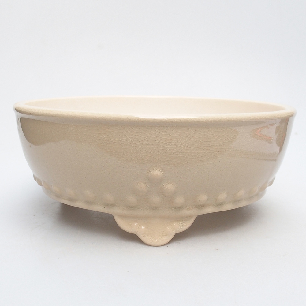 Tál 21 x 21 x 8,5 cm bézs színben