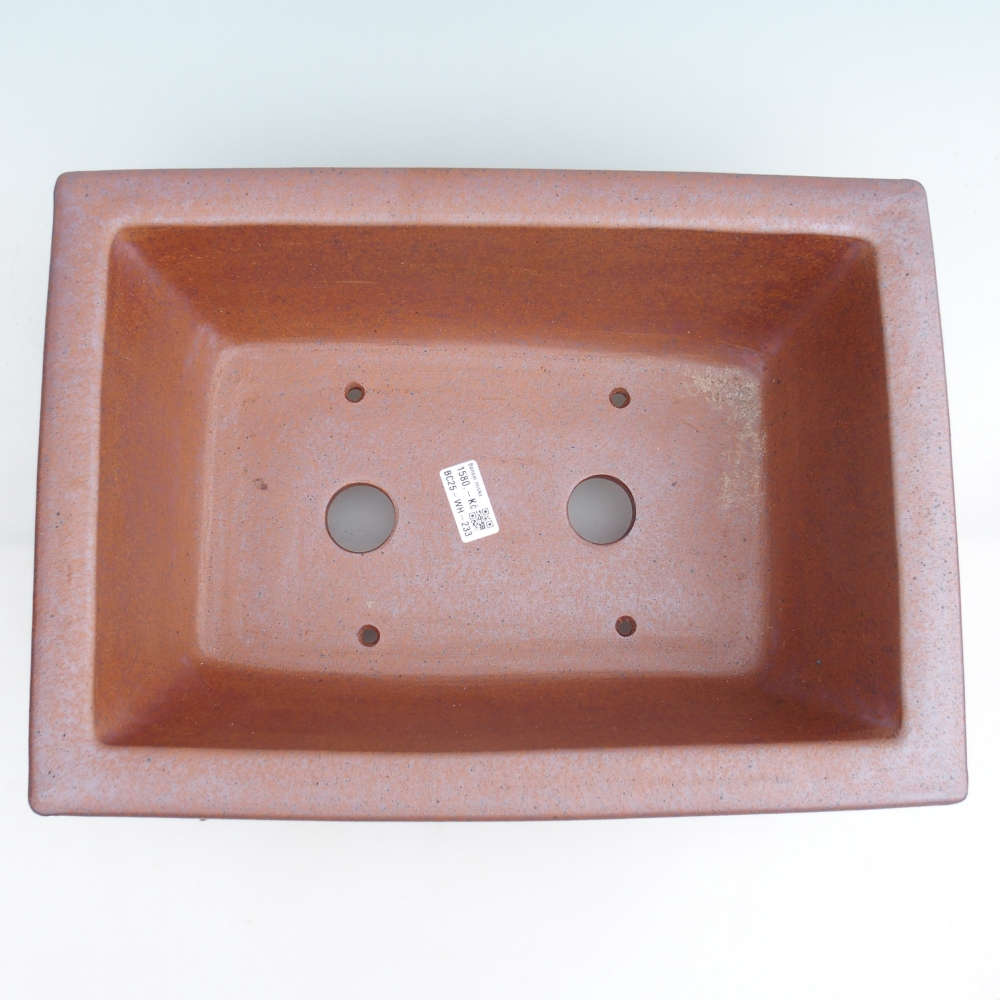 Kerámia bonsai tál 41 x 29,5 x 13,5 cm, fém színben