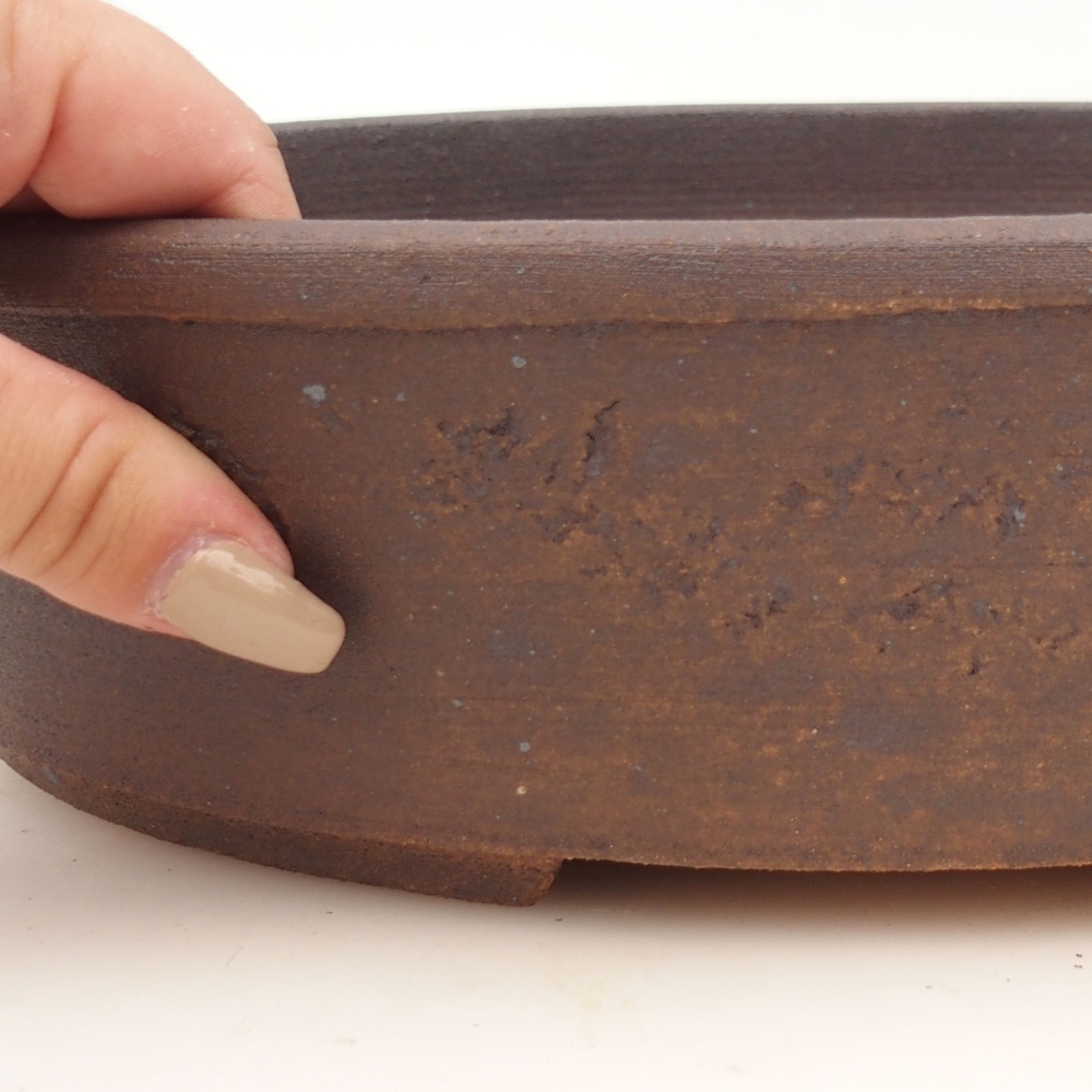 Bonsai tál 32 x 24,5 x 8 cm , barna színű