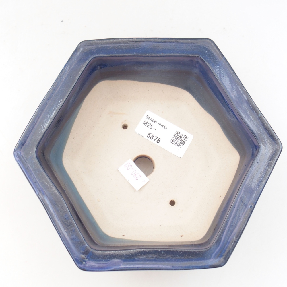 kerámia bonsai tál 22 x 17 x 5 cm, zöld