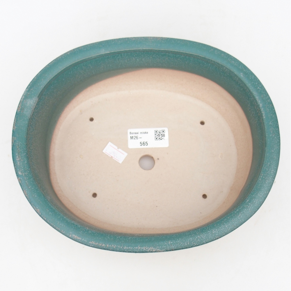 kerámia bonsai tál 23 x 19 x 7 cm, kék színben