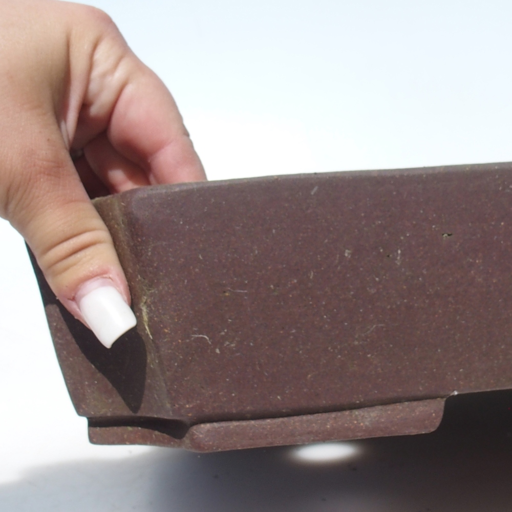 Bonsai tál 44,5 x 32 x 6,5 cm - barna