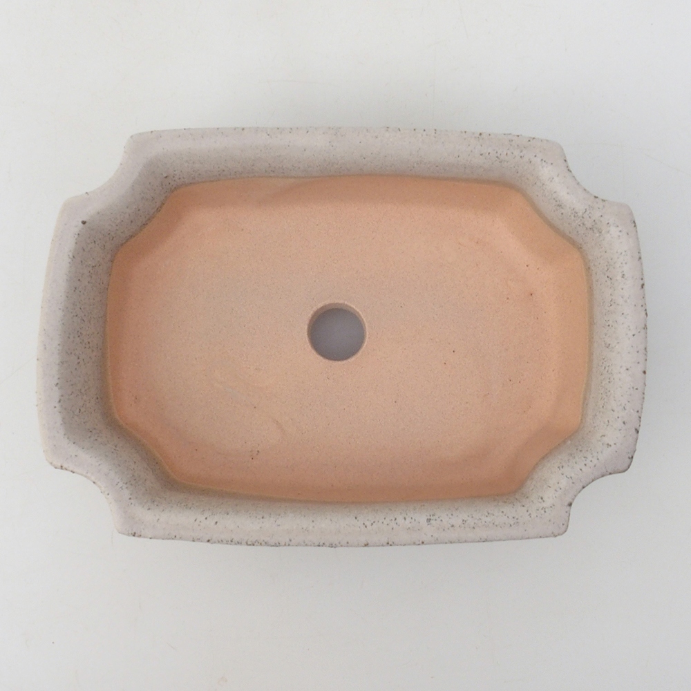 Bonsai tál H17 - 15 x 10 x 4 cm. - bézs színű