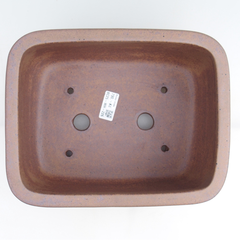 kerámia bonsai tál 26 x 20,5 x 12 cm, barna