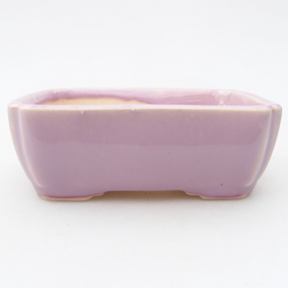 Mini bonsai tál 8,5 x 7,5 x 3 cm, rózsaszínű