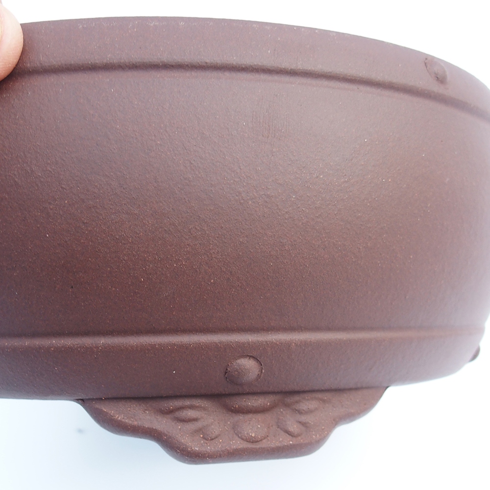 Tál 24 x 24 x 10,5 cm barna színben