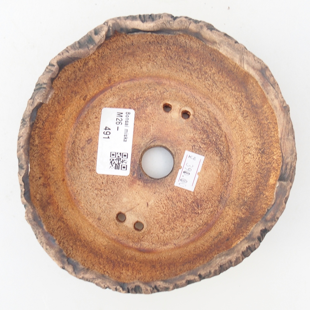 kerámia bonsai tál 14 x 14 x 5 cm, zöld