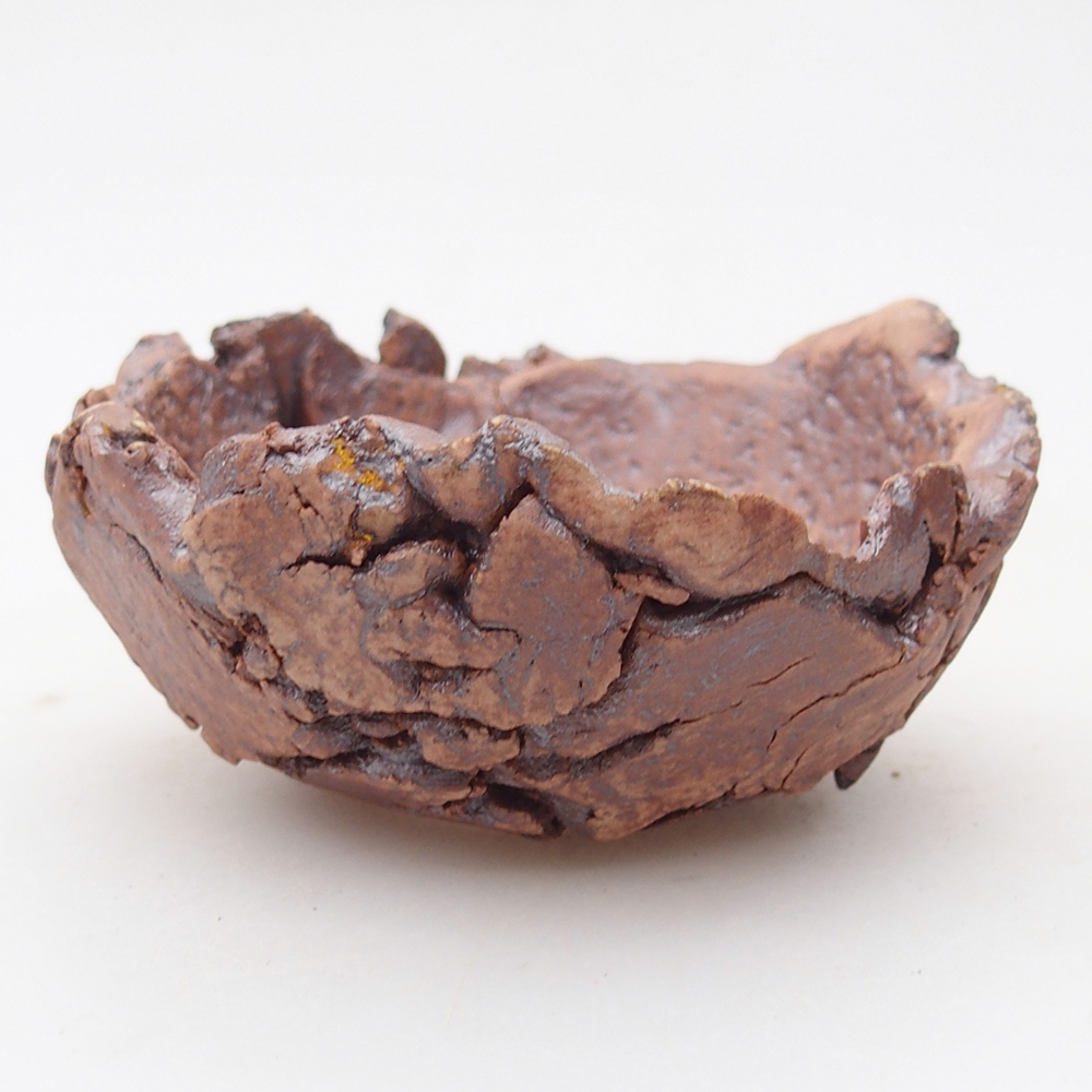 Kerámia kagyló 9 x 8,5 x 4,5 cm , színe barna