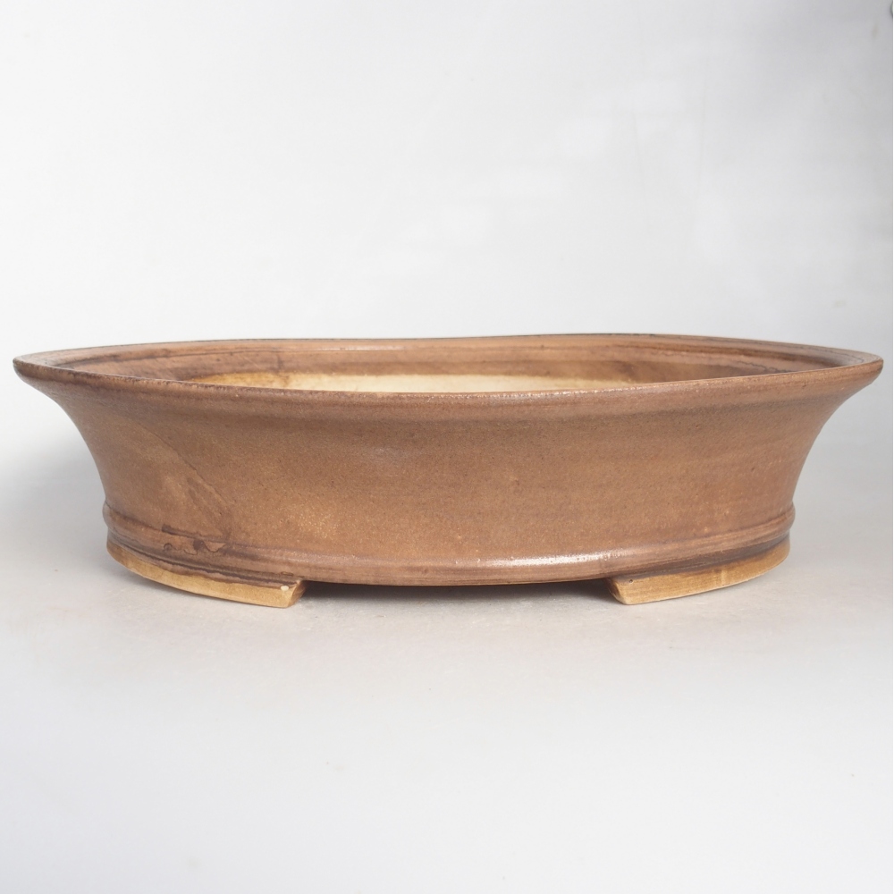 kerámia bonsai tál 32 x 29 x 7 cm, rózsaszínű