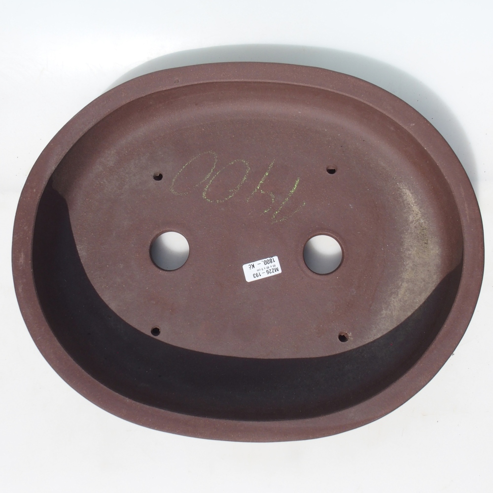 Bonsai tál 49 x 40 x 9 cm - barna