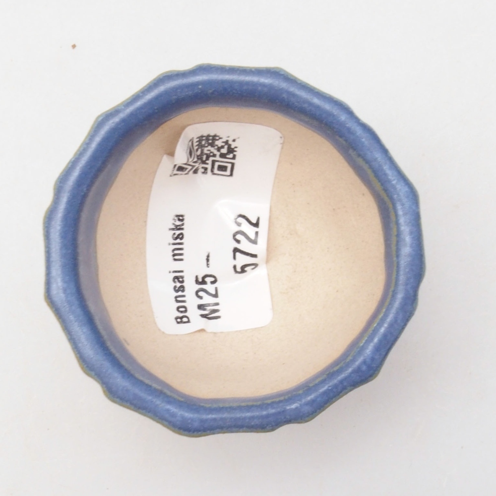 Mini bonsai tál 5 x 5 x 3 cm, kék