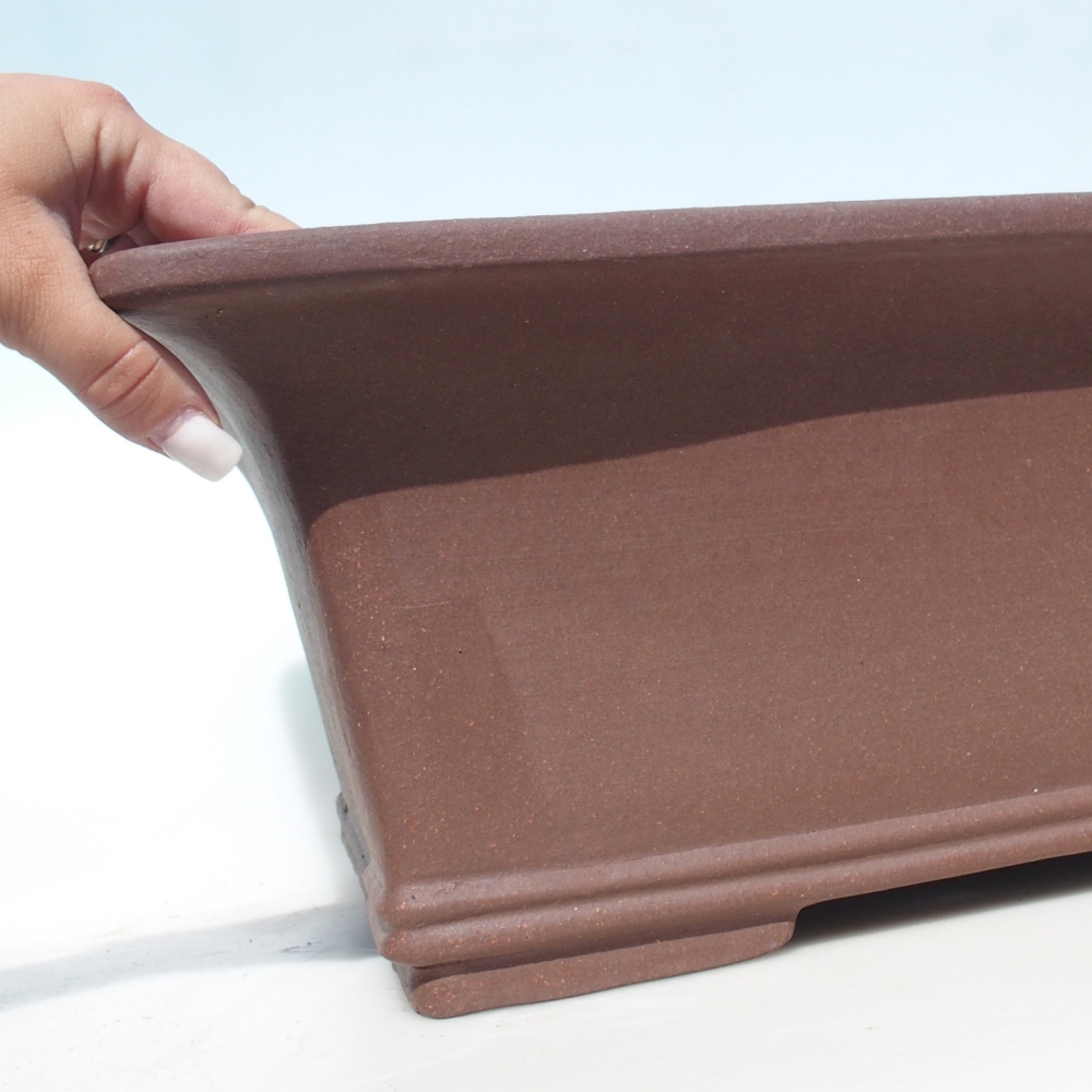 Bonsai tál 51 x 37 x 17,5 cm - barna