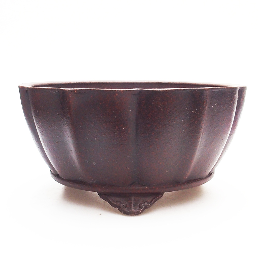 Tál 19 x 19 x 9,5 cm barna-piros