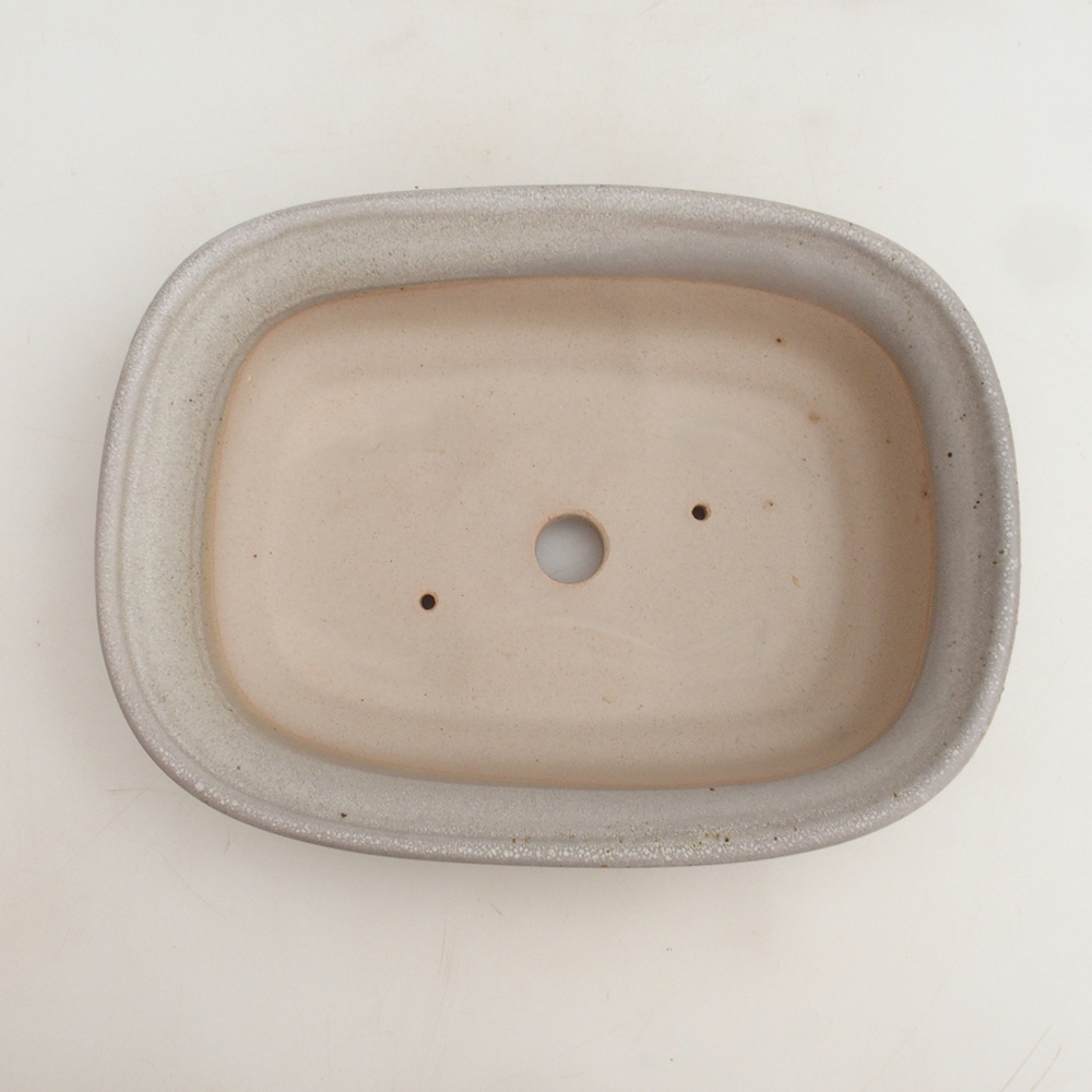 Bonsai tál H25 - 23 x 17 x 5,5 cm. - bézs színű