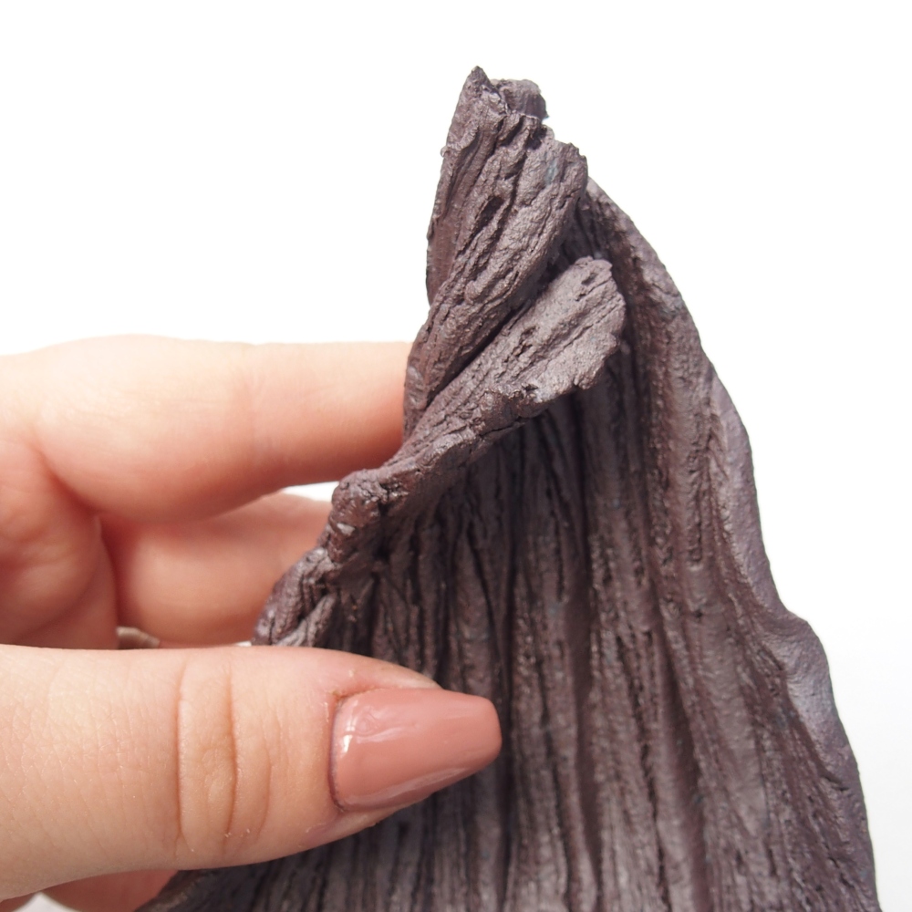 Kerámia kagyló 8,5 x 7,5 x 11,5 cm , metál színű