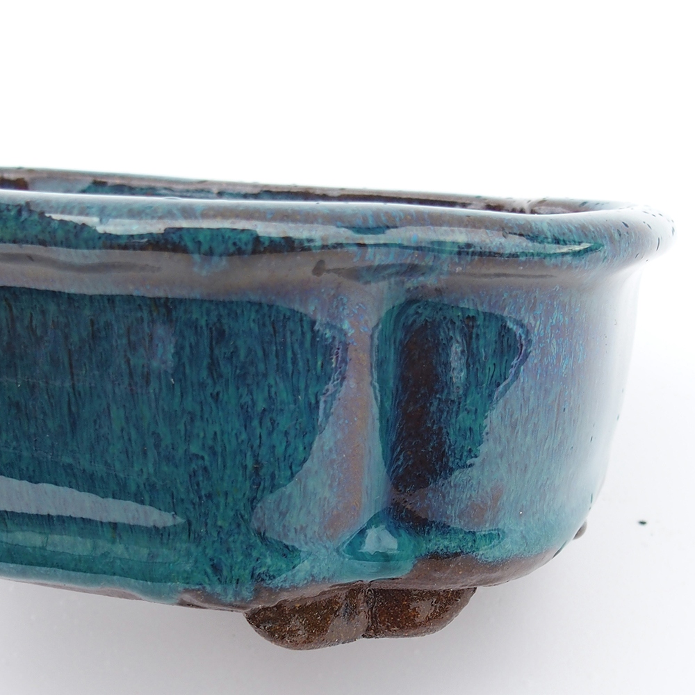 Tál 16 x 13 x 5,5 cm kék-zöld