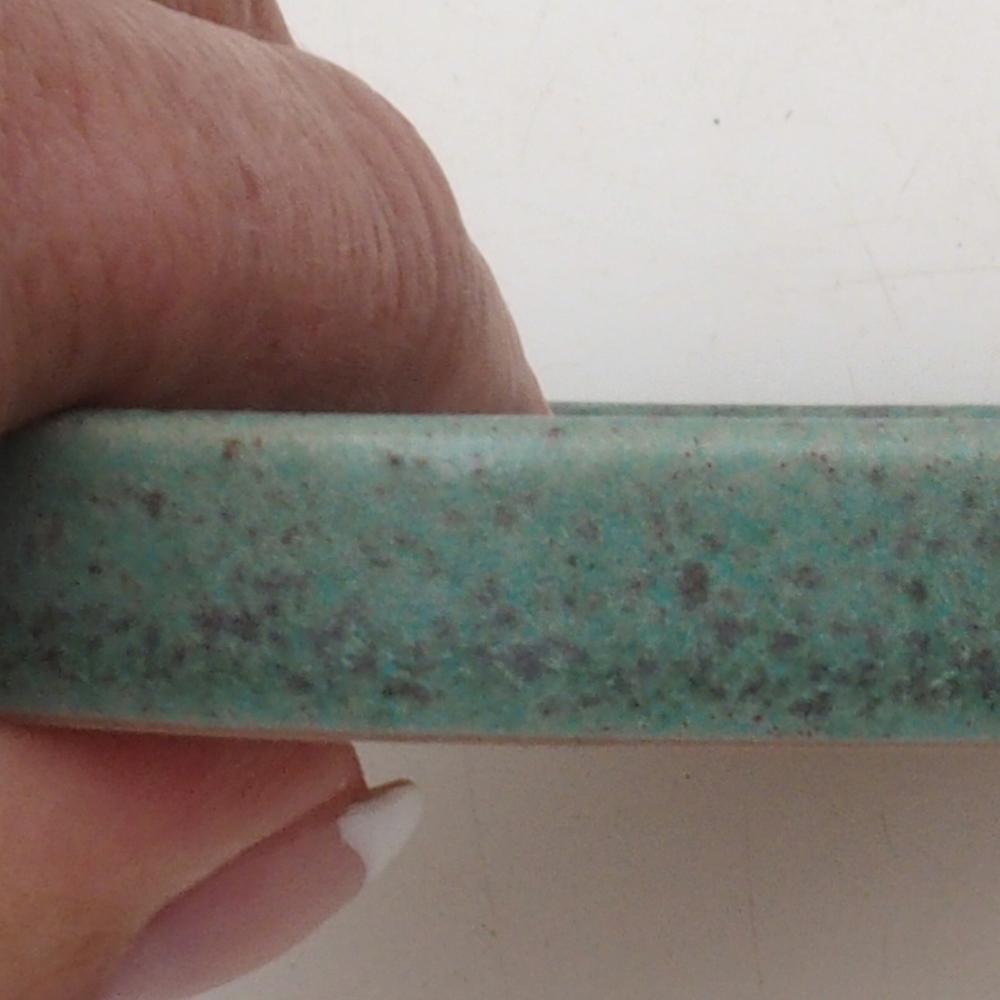 Kerek bonsai konzol D6-S - 10 x 10 x 1 cm - zöld