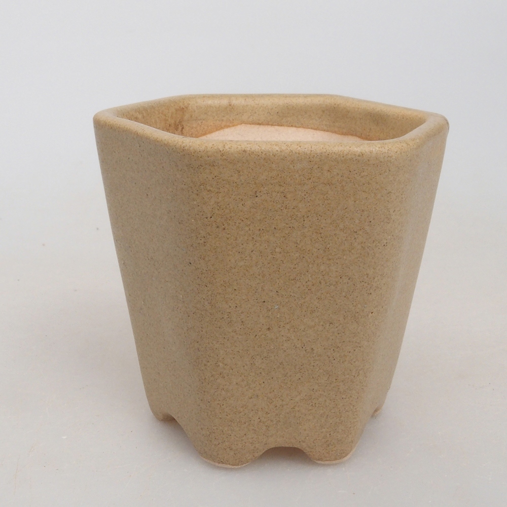 Mini bonsai tál 5 x 5 x 5 cm, barna