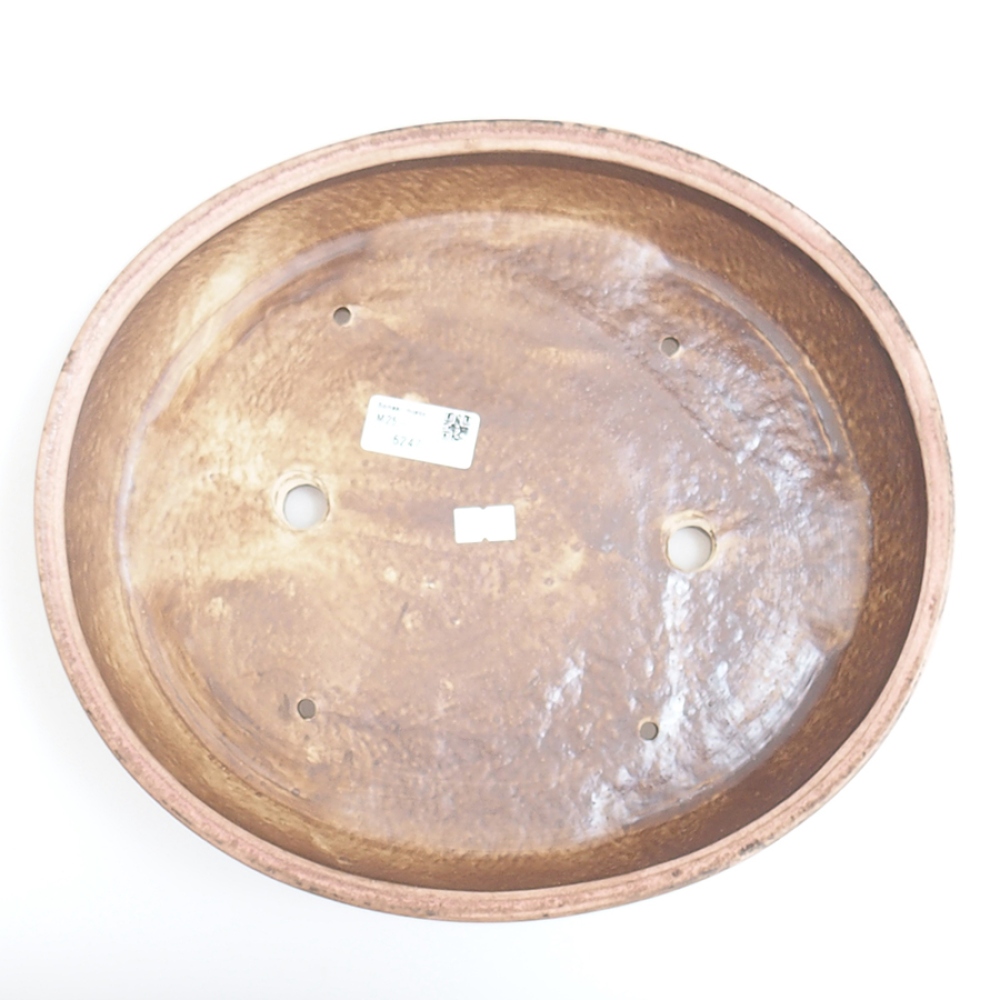 kerámia bonsai tál 31 x 26,5 x 6 cm, rózsaszínű