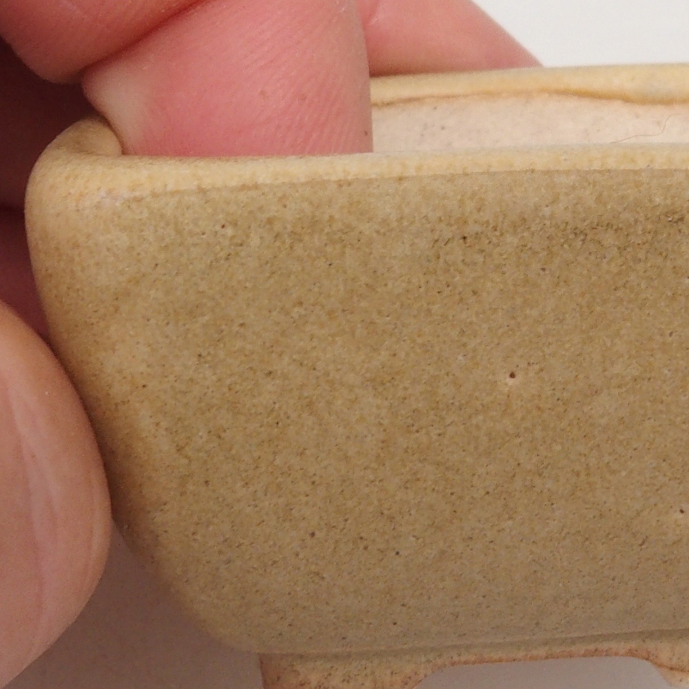 Mini bonsai tál 4,5 x 4,5 x 3 cm, barna