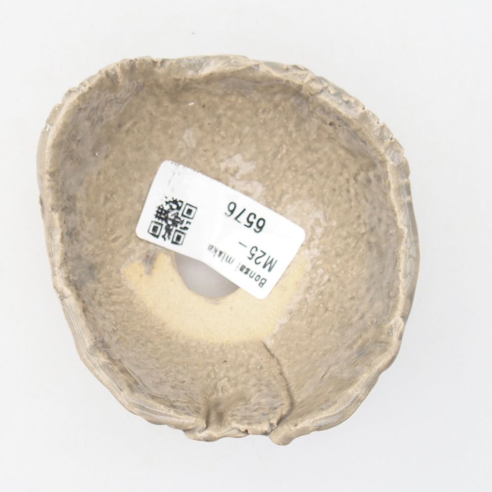 Kerámia kagyló 8,5 x 8 x 5 cm , bézs színű