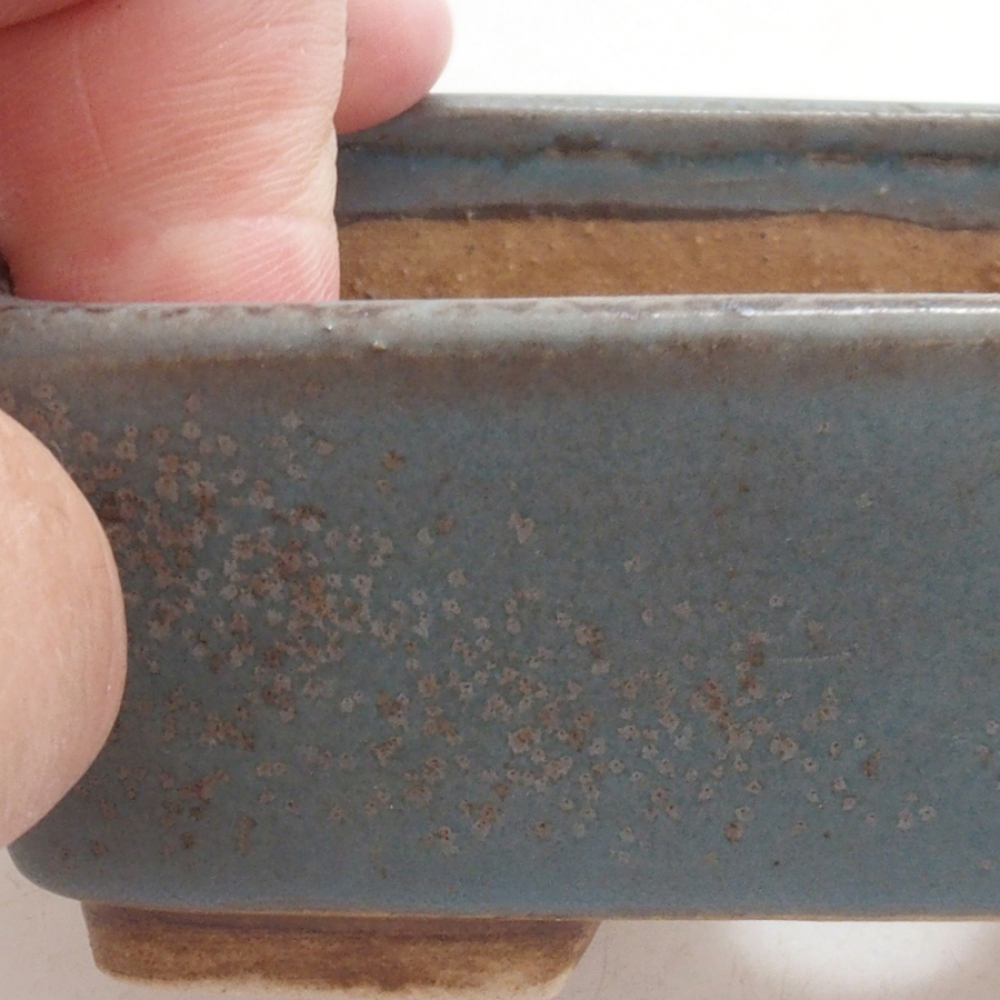 kerámia bonsai tál 10 x 8,5 x 4 cm, barna