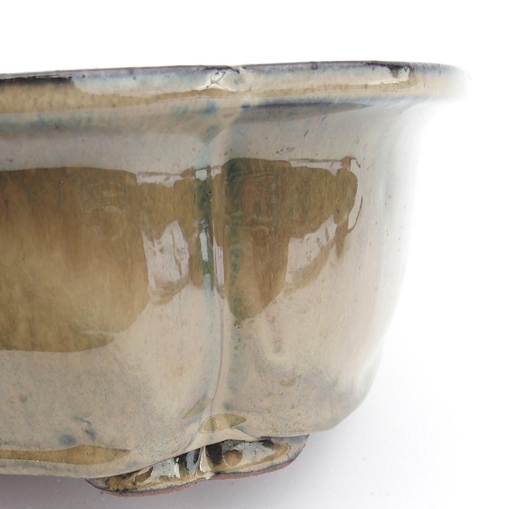 Tál 32 x 26 x 10,5 cm szürke-bézs színben