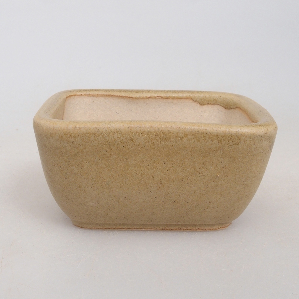 Mini bonsai tál 5,5 x 4,5 x 2,5 cm, barna