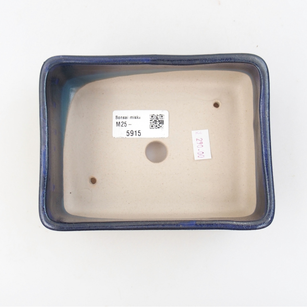 kerámia bonsai tál 22 x 17 x 5 cm, zöld