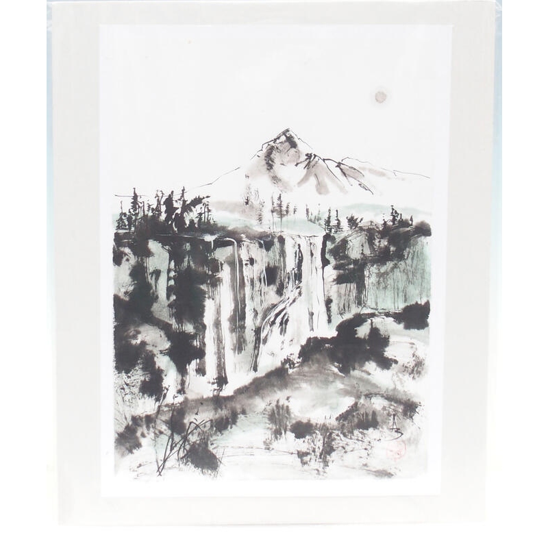 Kalligrafia - Fuji hegy