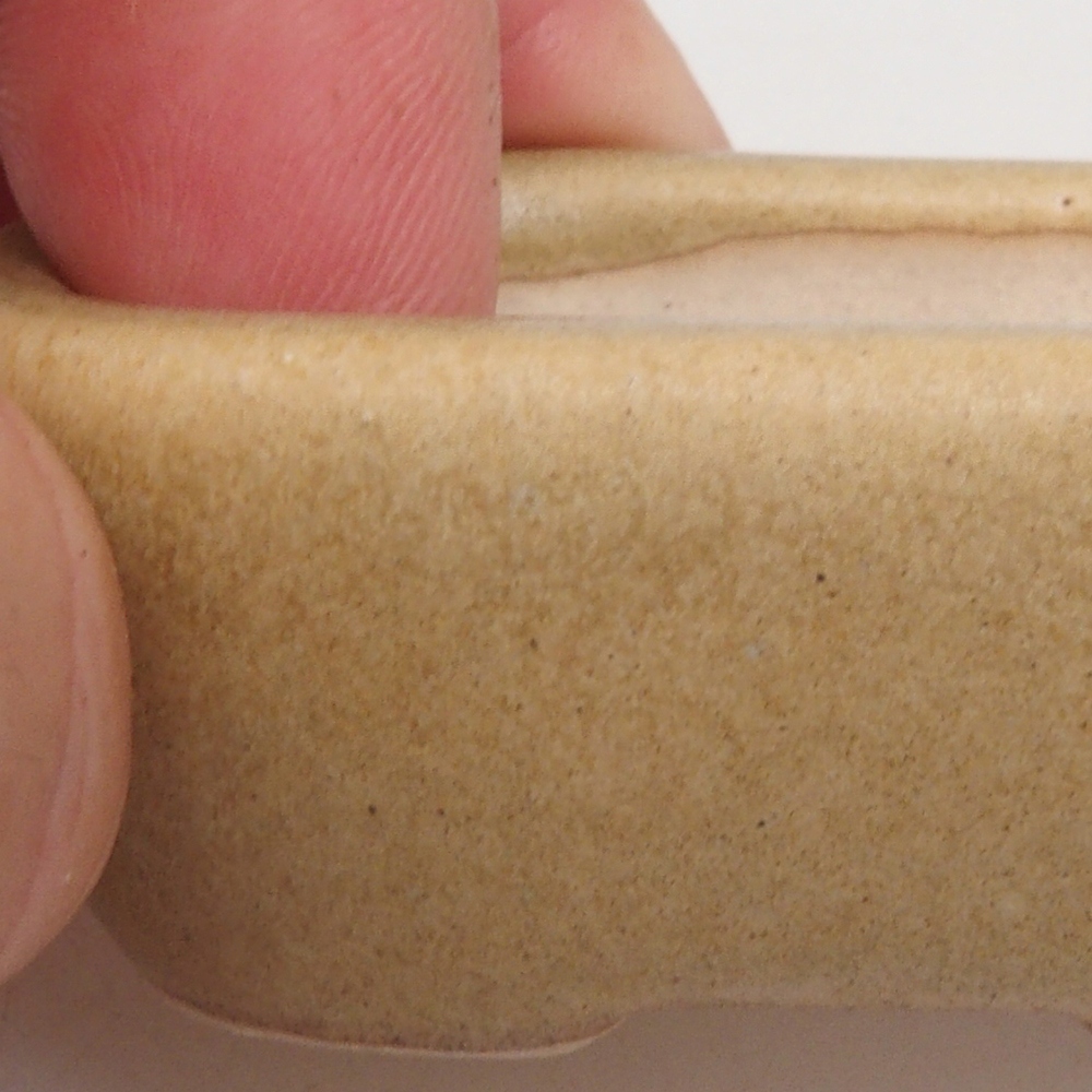 Mini bonsai tál 5,5 x 4 x 2 cm, barna