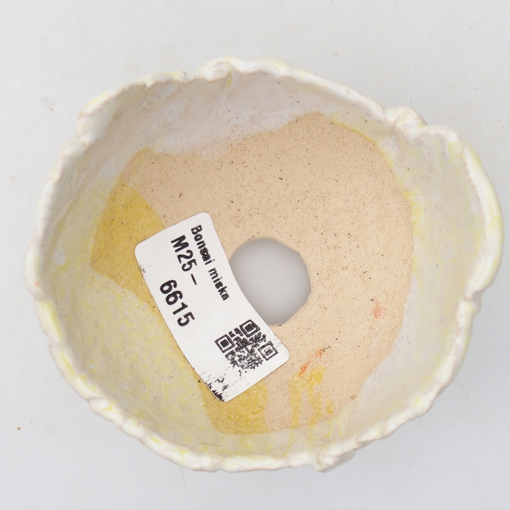 Kerámia kagyló 8 x 8 x 5 cm , zöld színű