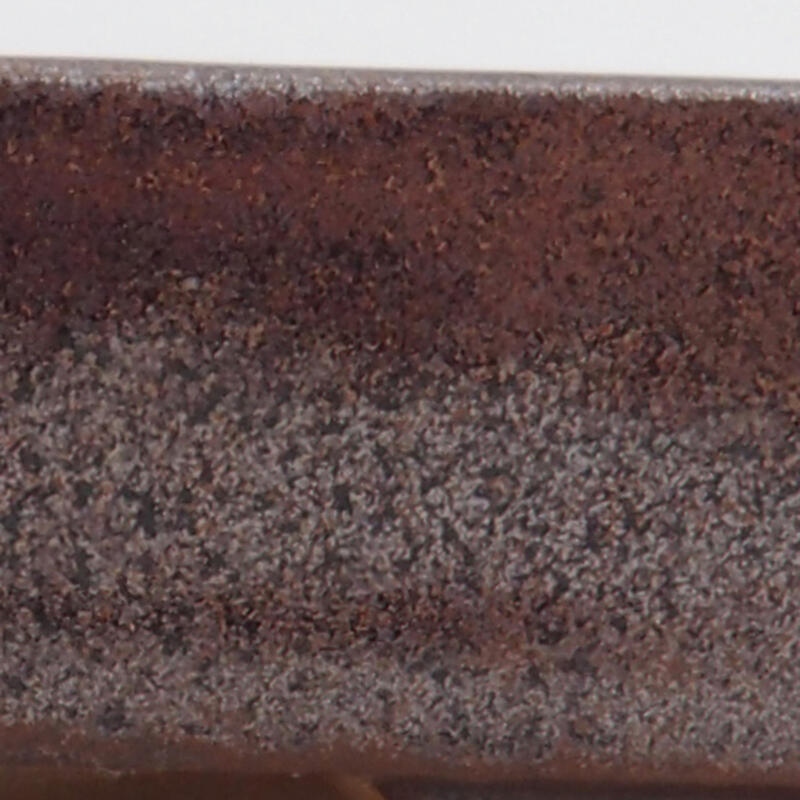 kerámia bonsai tál 10,5 x 7,5 x 2 cm, barna