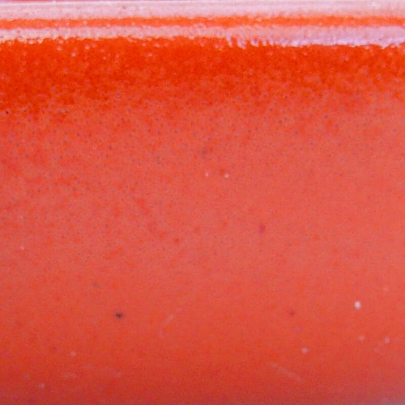 kerámia bonsai tál 10,5 x 9 x 3,5 cm, narancssárga