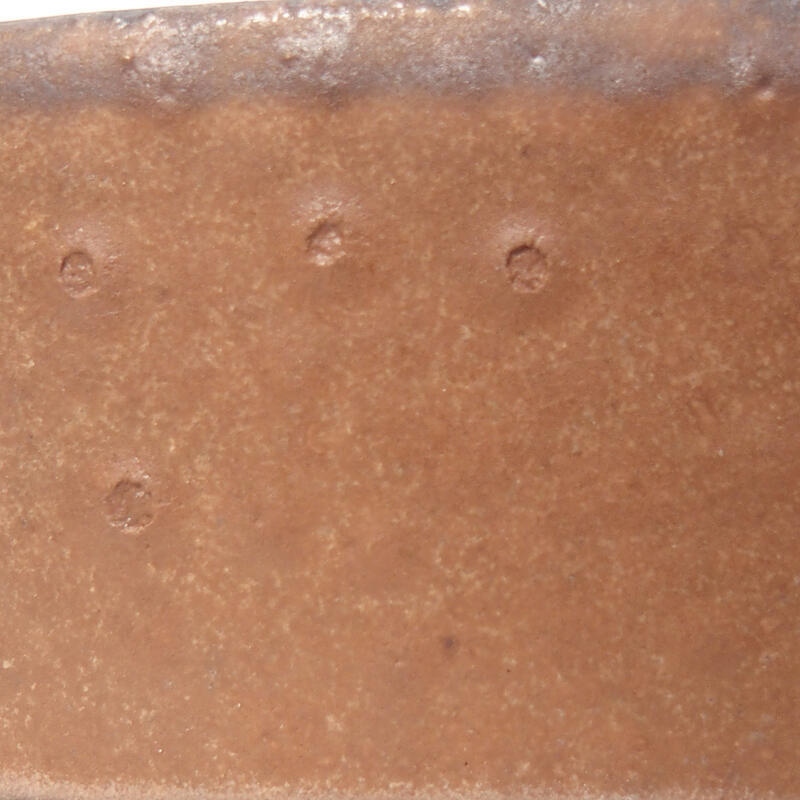 kerámia bonsai tál 10 x 8,5 x 4 cm, barna