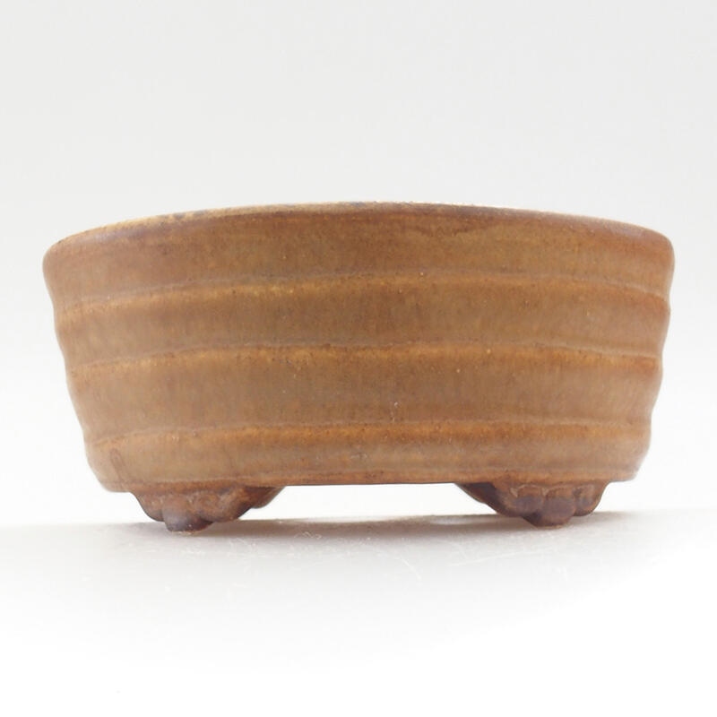 kerámia bonsai tál 10 x 9 x 5 cm, narancssárga