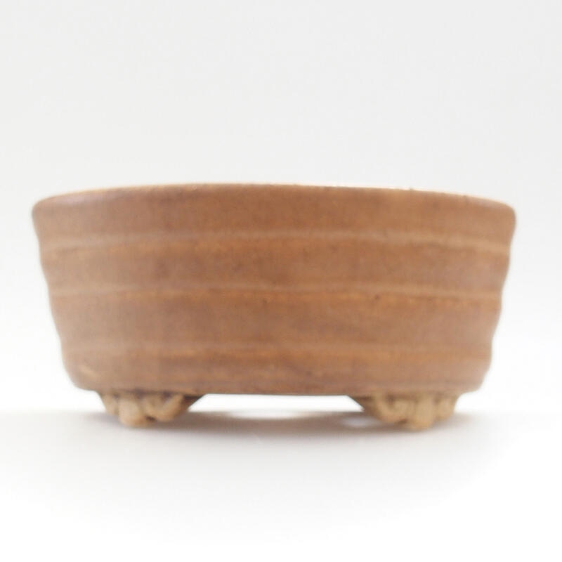 kerámia bonsai tál 10 x 9 x 5 cm, narancssárga