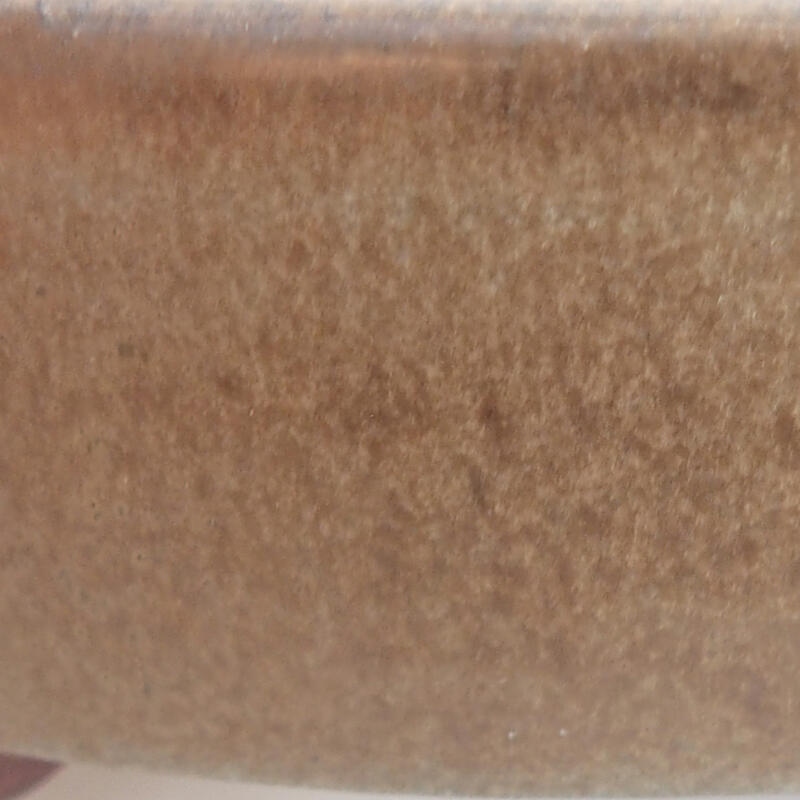 kerámia bonsai tál 11,5 x 10 x 3,5 cm, barna