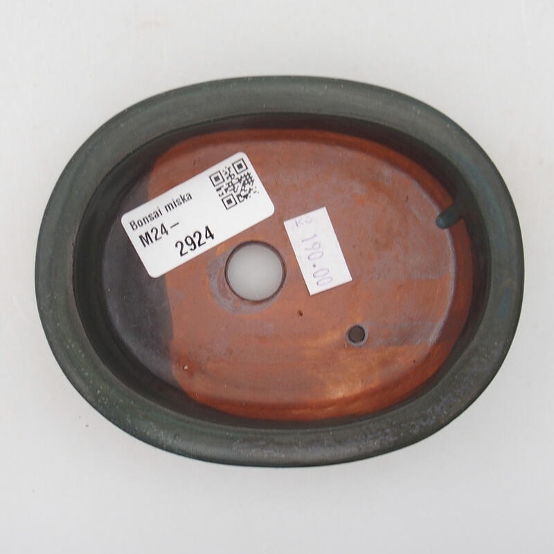 kerámia bonsai tál 11,5 x 9 x 3 cm, szürke