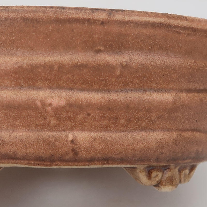 kerámia bonsai tál 11 x 9,5 x 5 cm, rózsaszínű