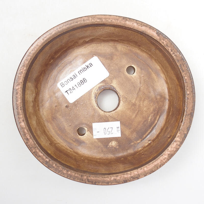 Kerámia bonsai tál 12,5 x 12 x 3,5 cm, rózsaszínű