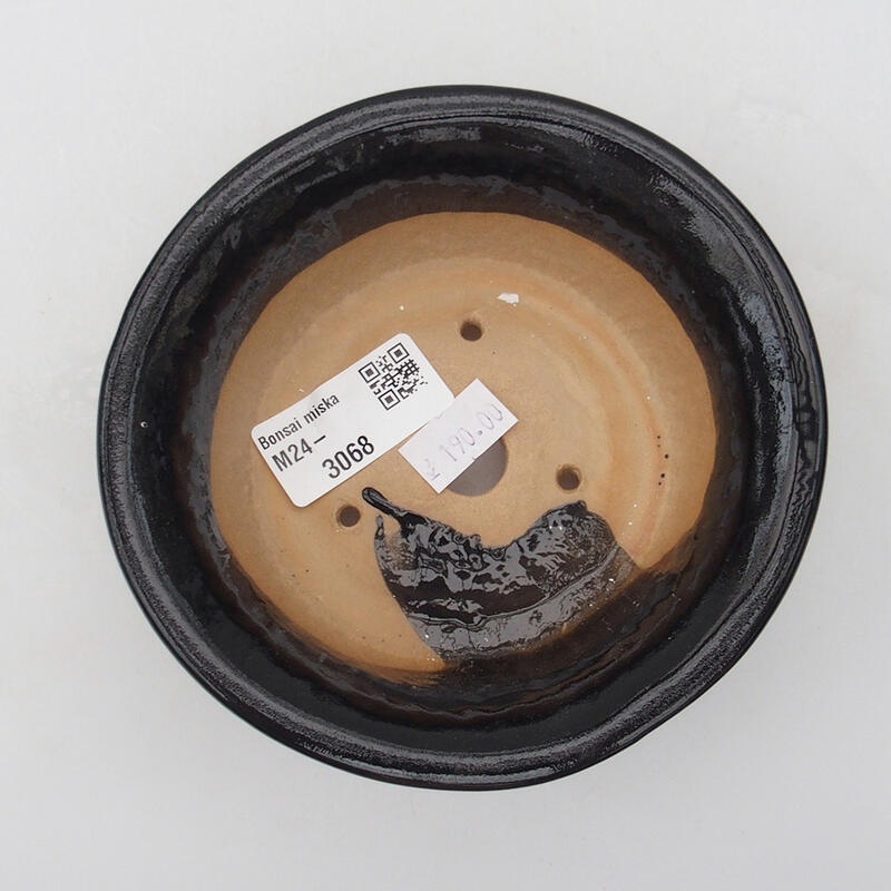 kerámia bonsai tál 12 x 12 x 5 cm, piros színben