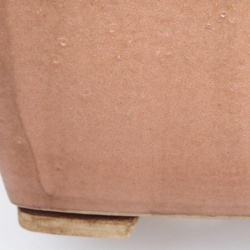 kerámia bonsai tál 12 x 12 x 8 cm, rózsaszínű