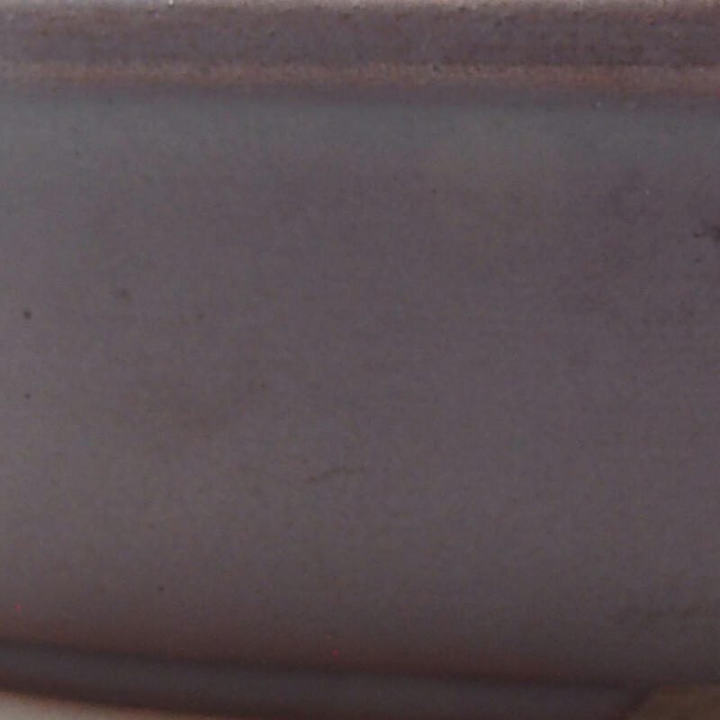 Kerámia bonsai tál 12 x 8,5 x 3 cm, fém színben