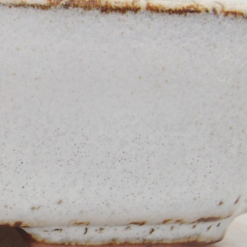 kerámia bonsai tál 12 x 9 x 3 cm, fehér