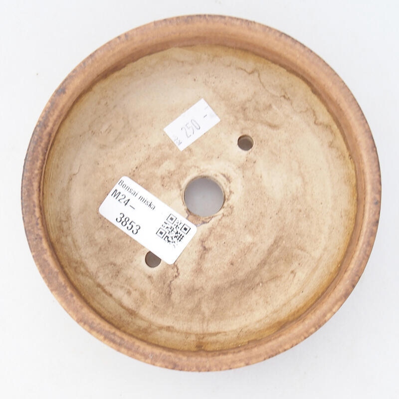 Kerámia bonsai tál 13,5 x 13,5 x 4 cm, rózsaszínű