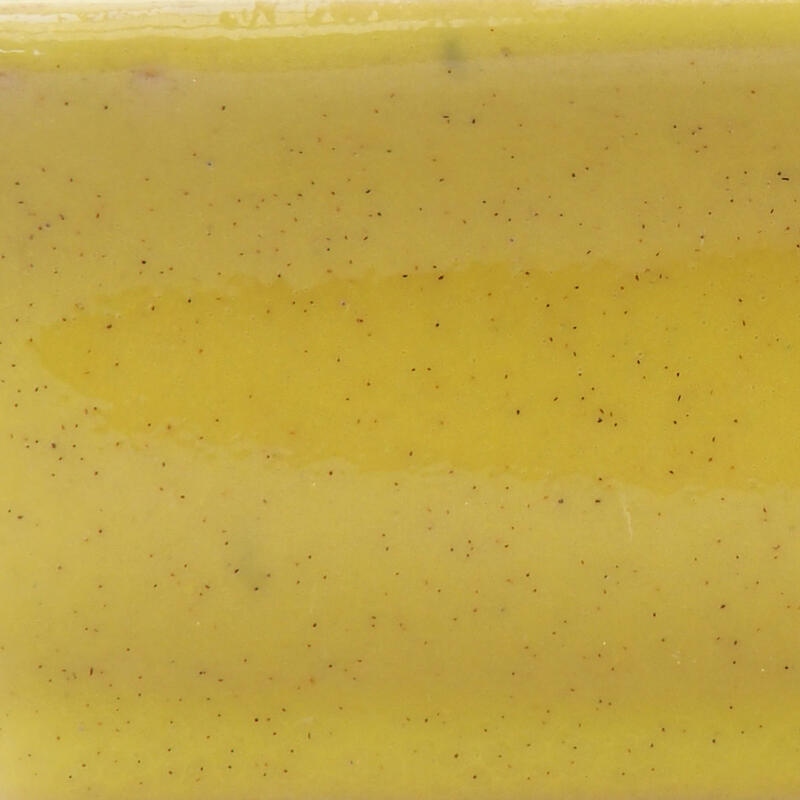 kerámia bonsai tál 13 x 10,5 x 4 cm, sárga