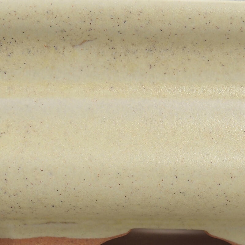 kerámia bonsai tál 13 x 13 x 4,5 cm, sárga