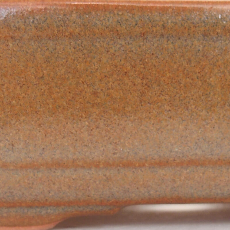 kerámia bonsai tál 13 x 9,5 x 5 cm, barna